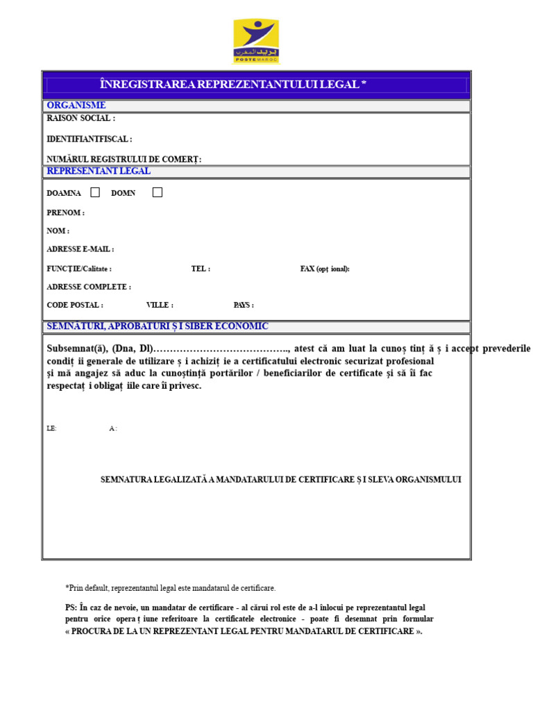 Formulare Înregistrări | PDF