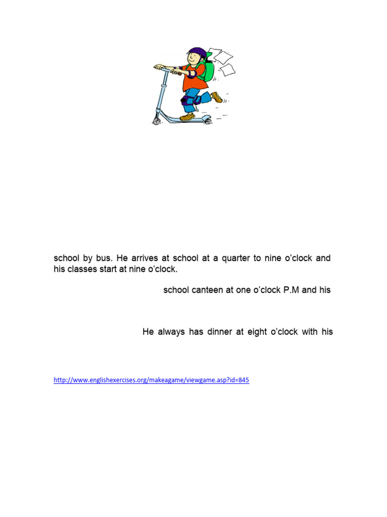 John S Daily Routine | PDF