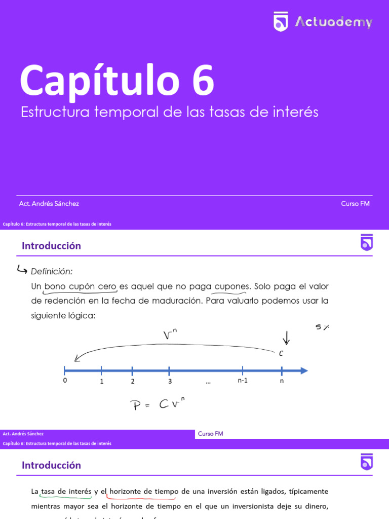Estructura de Tasas de Interés en Bonos | PDF | Tasas de interés ...