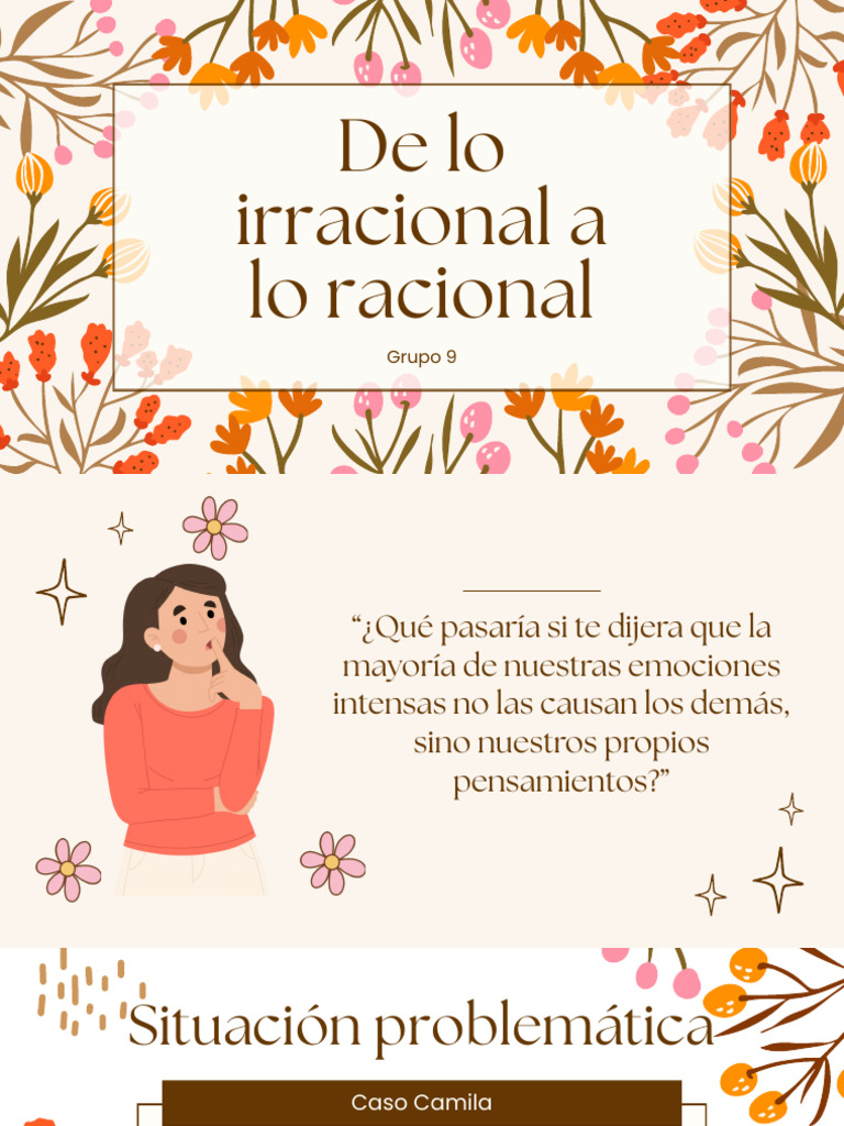 De Lo Irracional A Lo Racional | PDF | Las emociones | Cognición