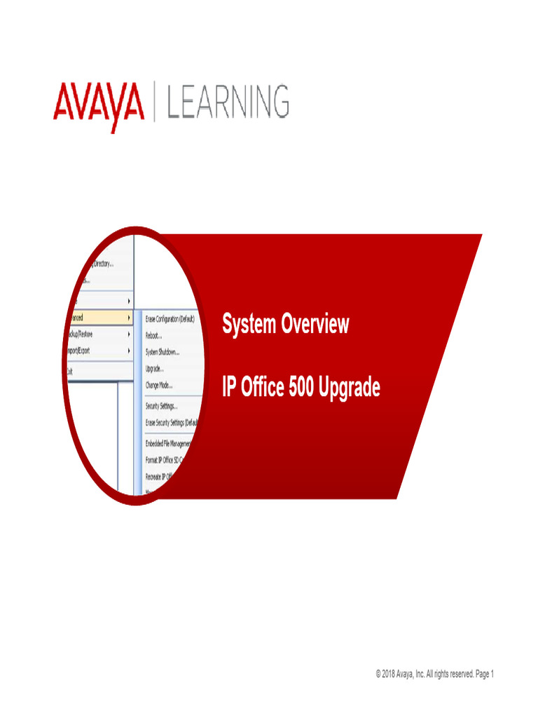 IP Office 500 Upgrade Guide | PDF | Computer Science | Computer Engineering