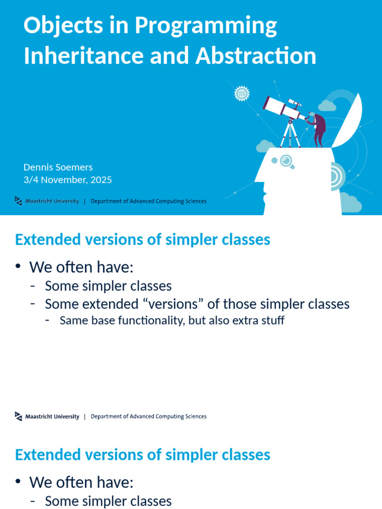 Week2_InheritanceAndAbstraction | PDF | Inheritance (Object Oriented ...