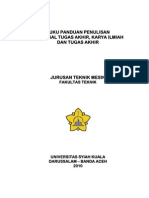 77441616 Buku Panduan Dan Format Penulisan Proposal TGA Karya Ilmiah TGA Teknik Mesin Unsyiah 2010