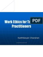 Work Ethics For Testing Practitioners: Karthikeyan Chandran