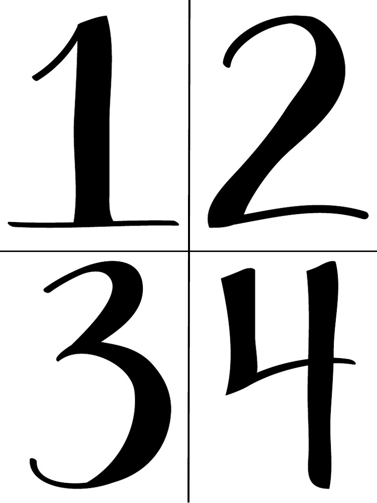 Black and White Cards