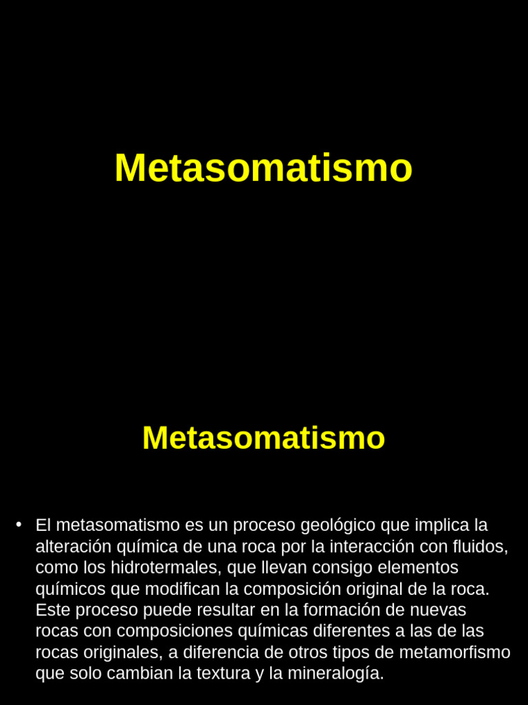 Metasomatismo | PDF | Difusión | Minerales
