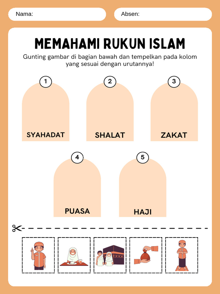 Rukun Islam: Panduan Urutan Praktis | PDF