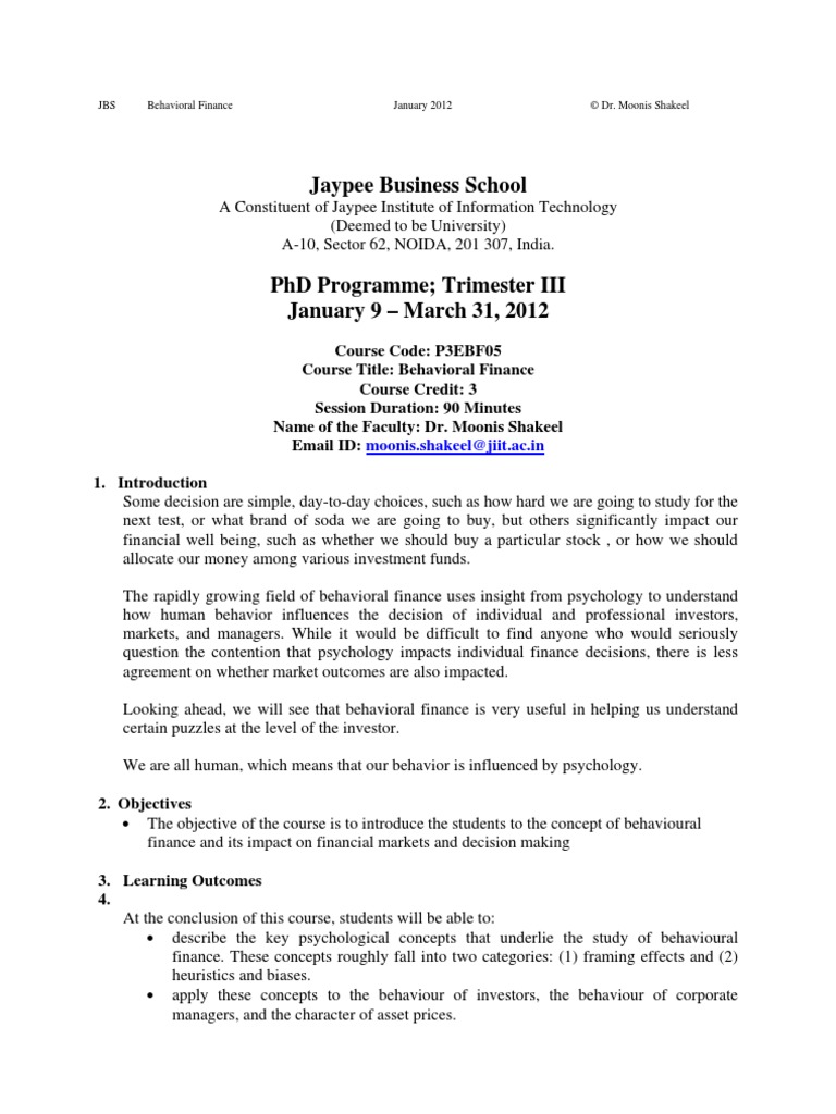 Phd finance coursework image