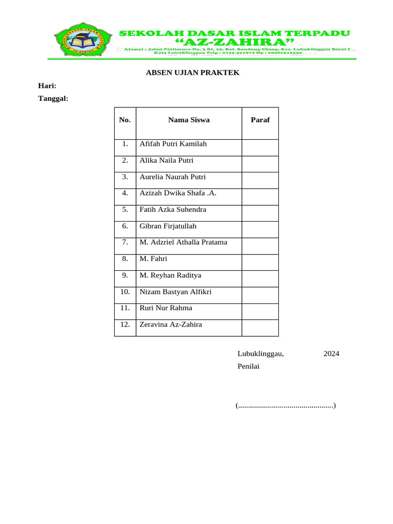 Absen | PDF