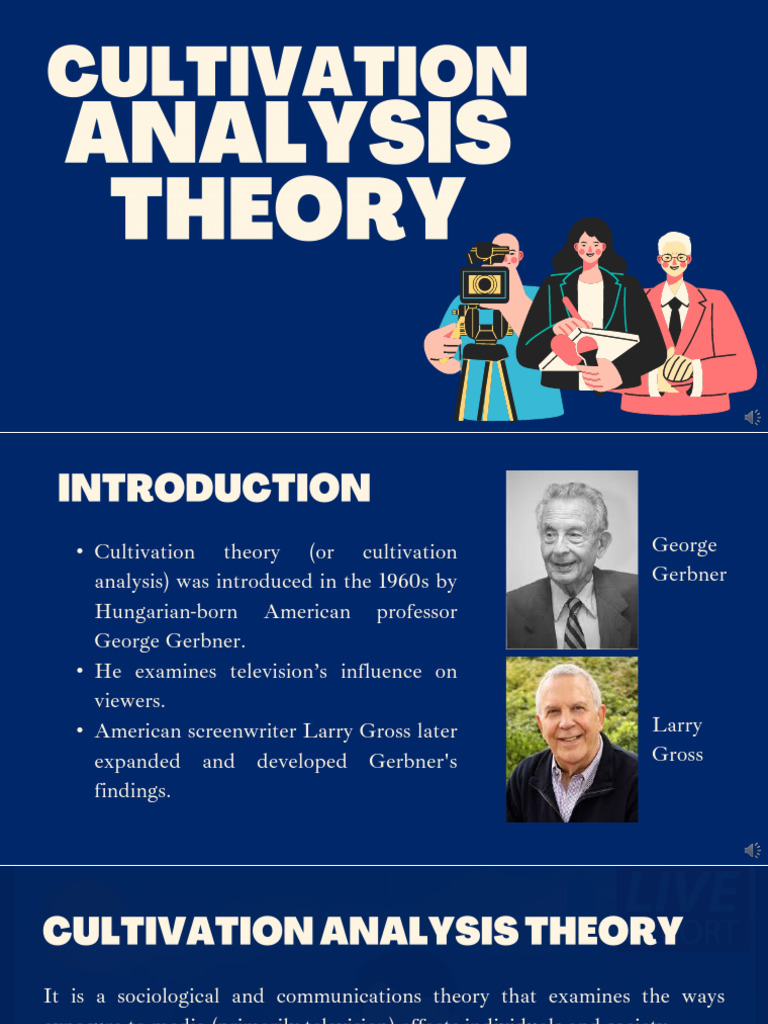 Lesson 2.3. Cultivation Analysis Theory | PDF | Attitude (Psychology ...