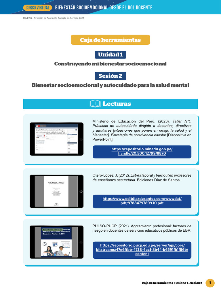 Caja de Herramientas U1S2 BSRD | PDF | Maestros