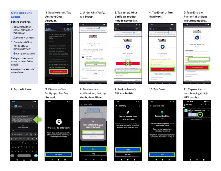 Okta Verify Quick Reference ANDROID | PDF