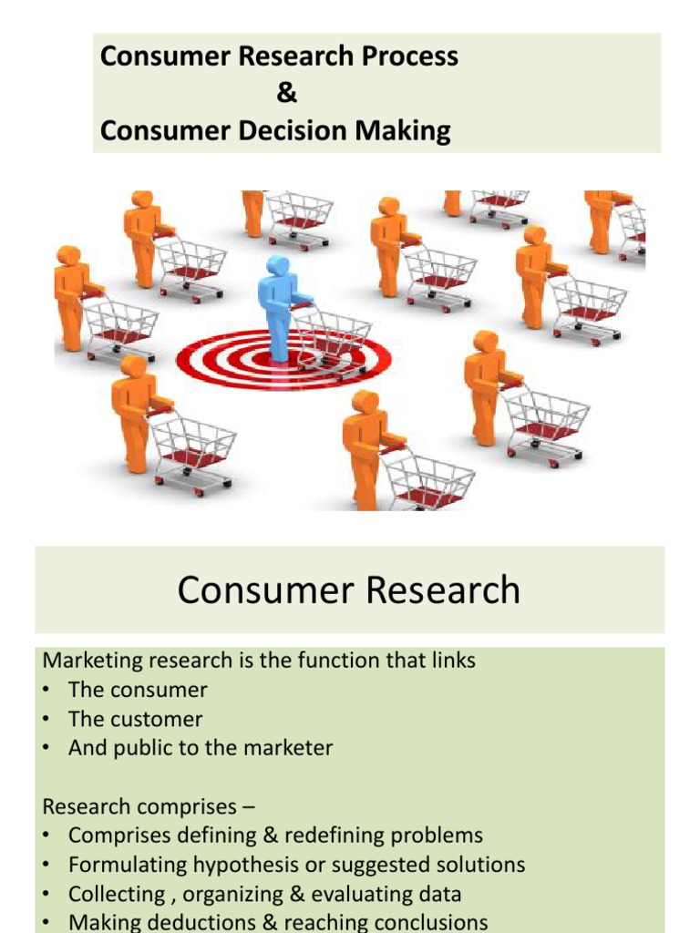 Marketing Research & Consumer Behavior | PDF | Marketing Research ...