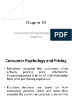 Chapter 10 (Developing Pricing Strategies and Programs)