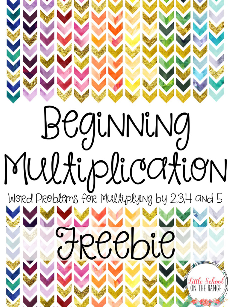 BeginningMultiplicationPrintandDigitalFREEBIE 1 | PDF