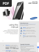 Samsung SGH-F480i User Manual