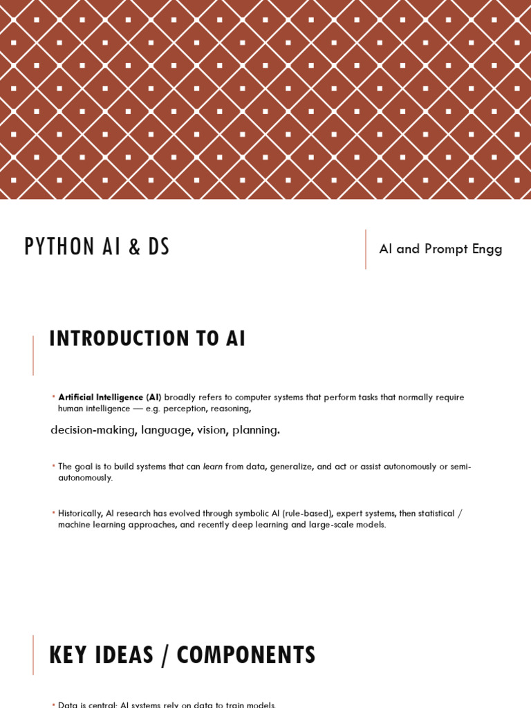 Python AI & DS Artificial Intellegence | PDF | Artificial Intelligence ...