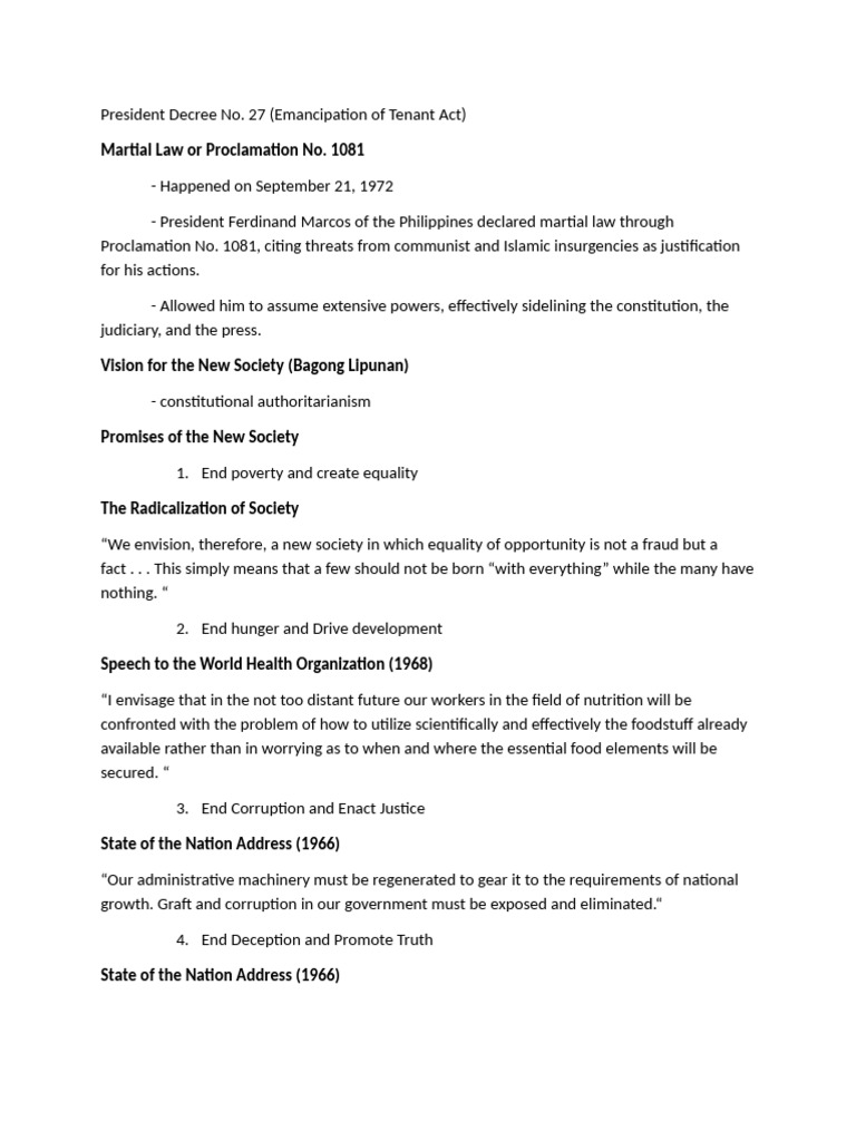Presidential Decree No. 27 | PDF | Leasehold Estate