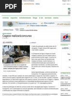 Cagece realizará concurso