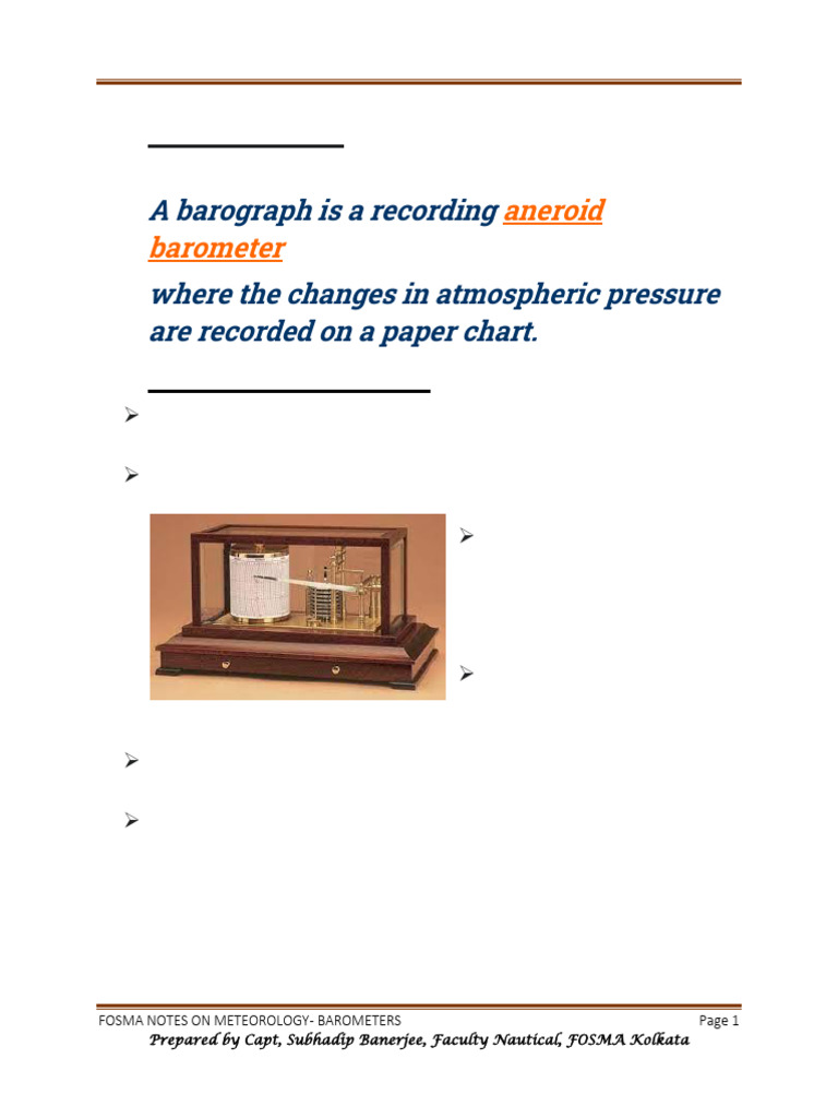 Baro Graph | PDF | Applied And Interdisciplinary Physics