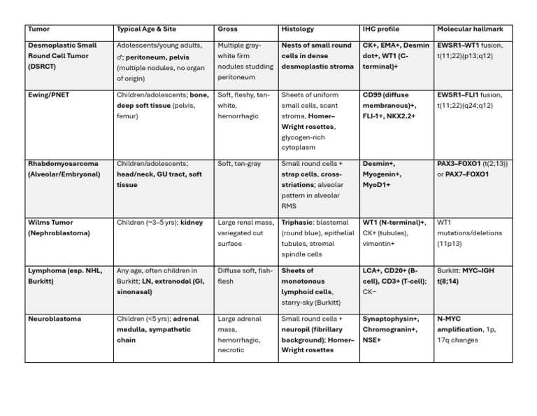 SRBCT | PDF | Neoplasms | Diseases And Disorders