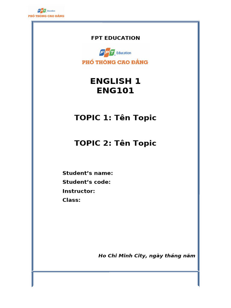Hoang Quan Vo - Template Document | PDF