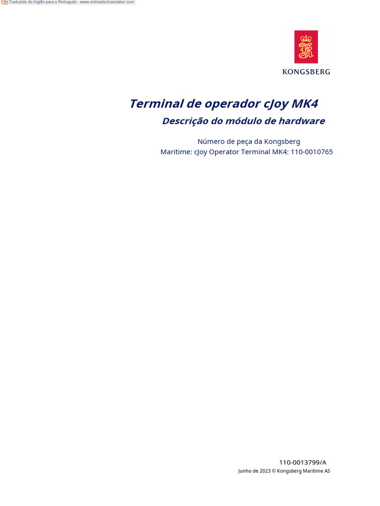 Terminal cJoy MK4: Descrição e Manutenção | PDF | Conector elétrico | USB