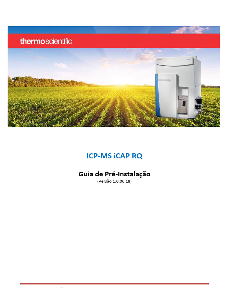 Guia de Pré-Instalação do iCAP RQ | PDF | Refrigeração | Fenômenos físicos