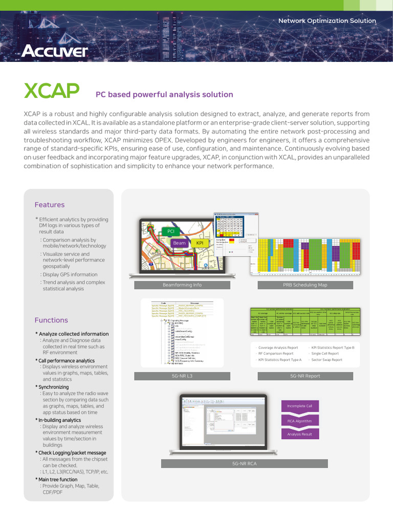 XCAP | PDF | Computer Network | Analytics