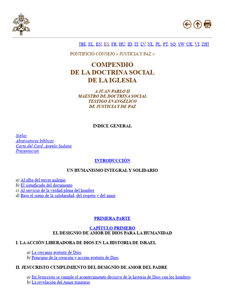 Doctrina Social de la Iglesia Católica | PDF