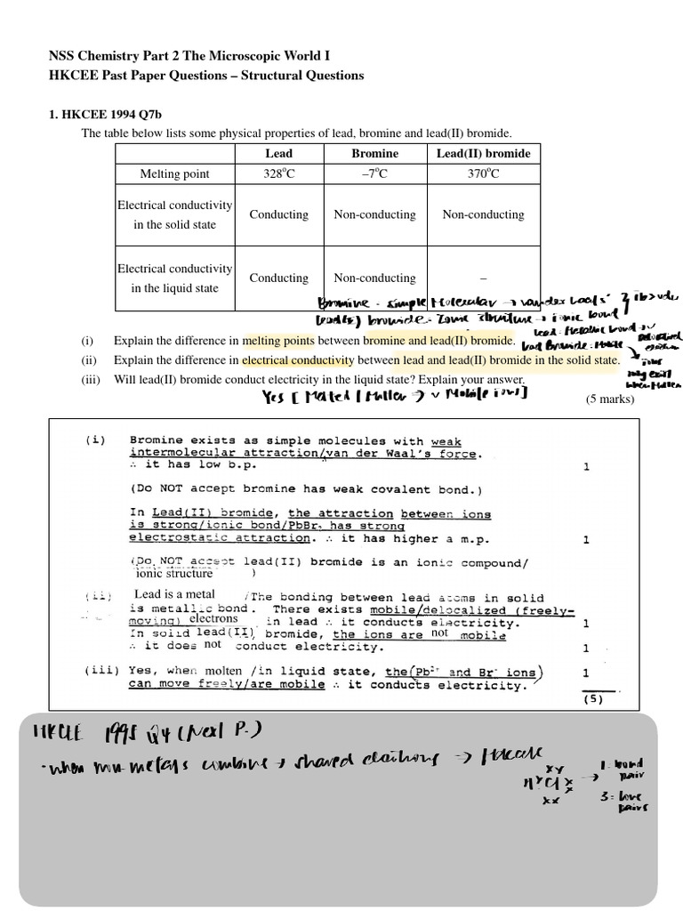 NSS Chemistry Part 2 Microscopic World I _LQ | PDF | Chlorine | Magnesium