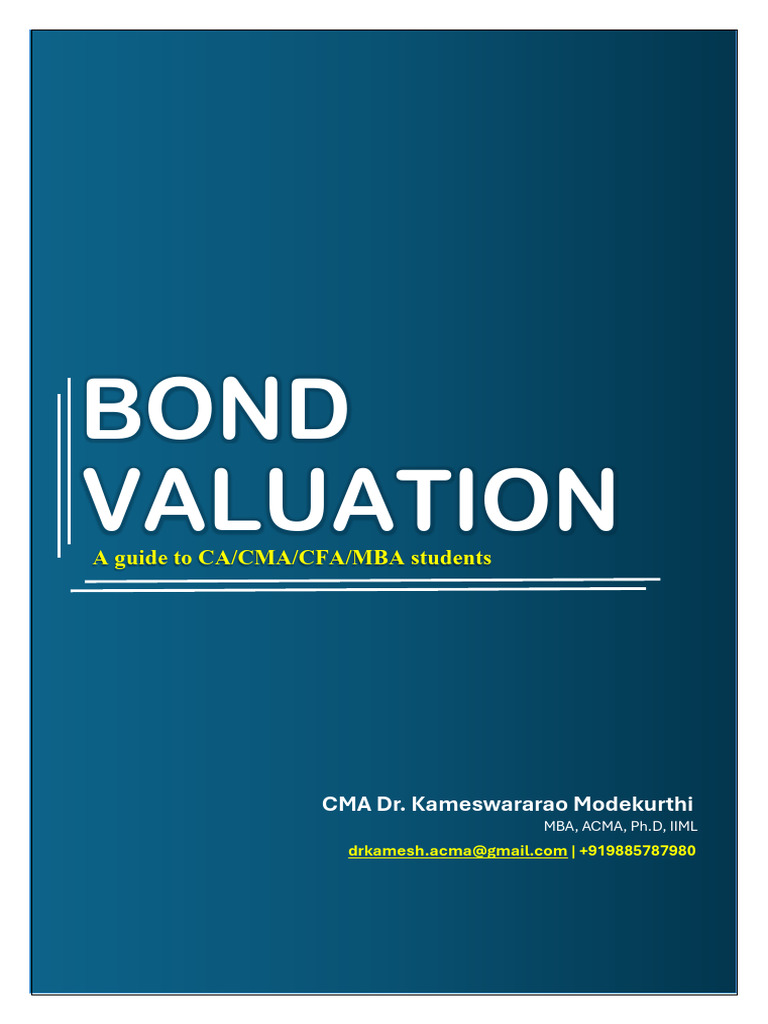 Bond Valuation Guide for Finance Students | PDF | Bonds (Finance ...