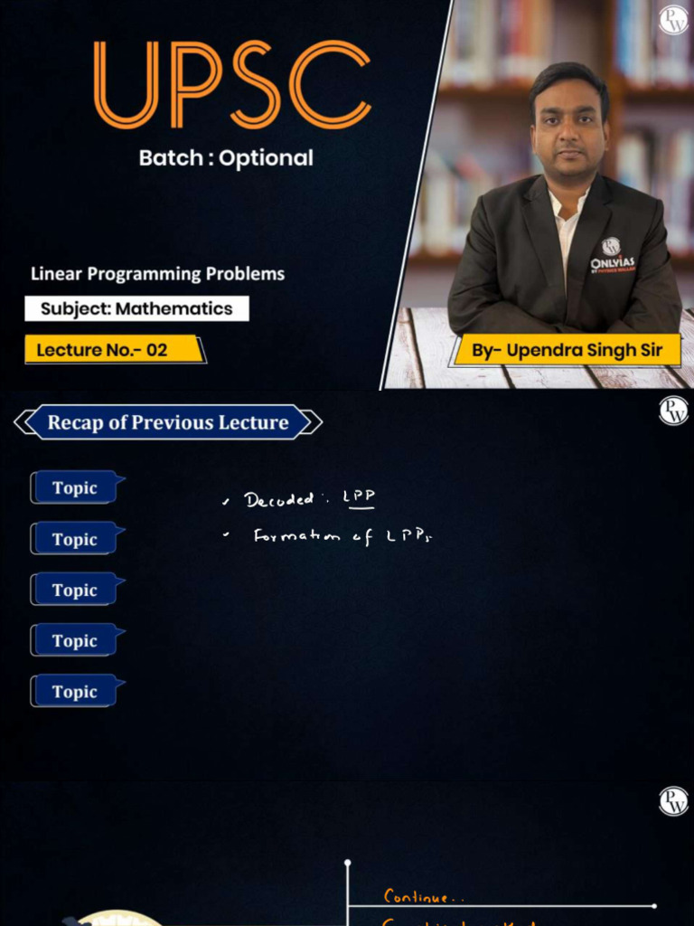 Linear Programming Problems 02 - Class Notes | PDF