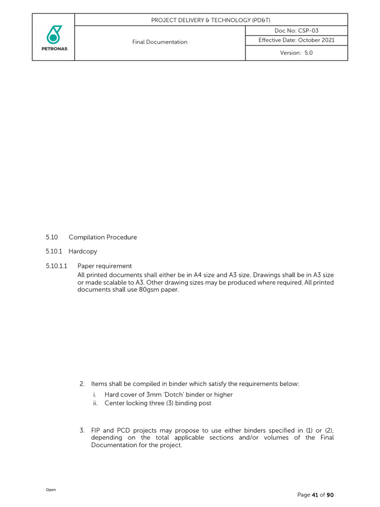 Document Compilation Guidelines for PD&T | PDF | Computing