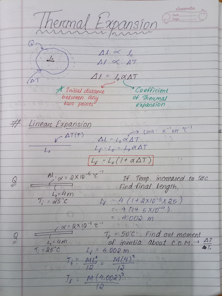 Thermal Expansion | PDF