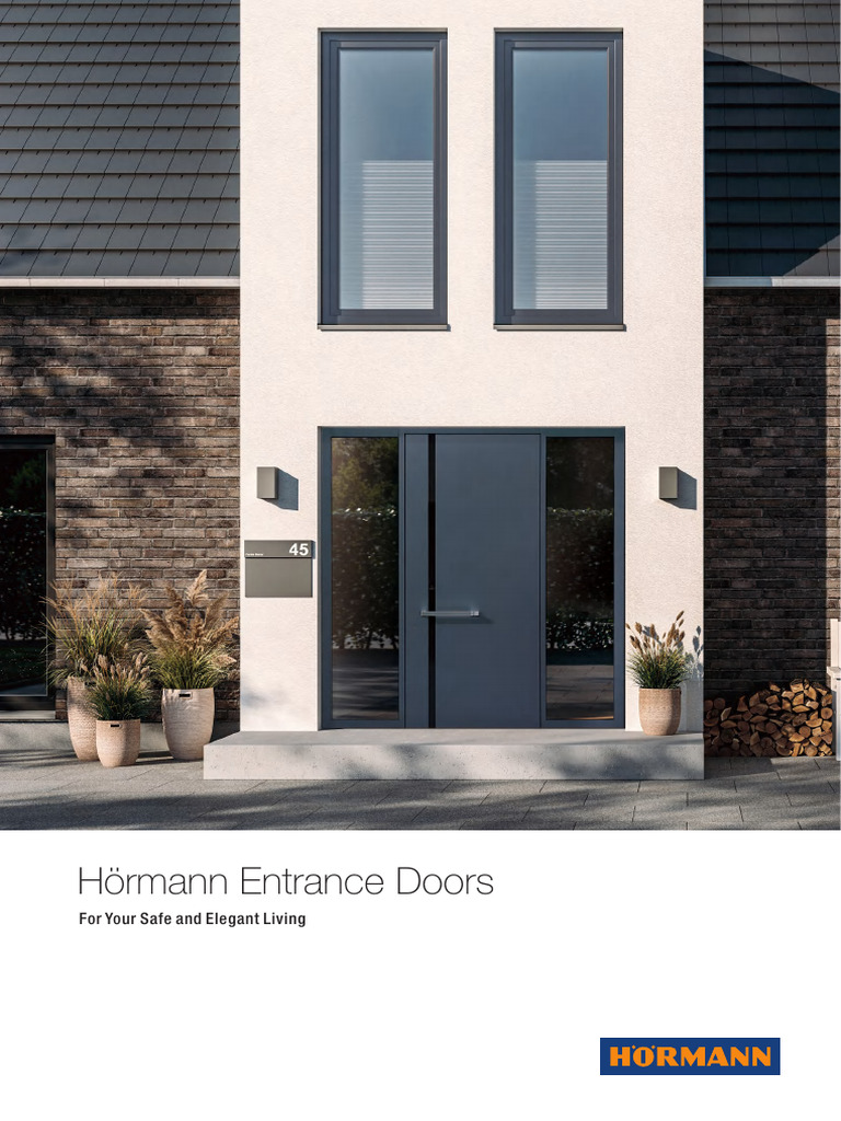Hörmann Security Entrance Doors Overview | PDF | Door | Thermal Insulation