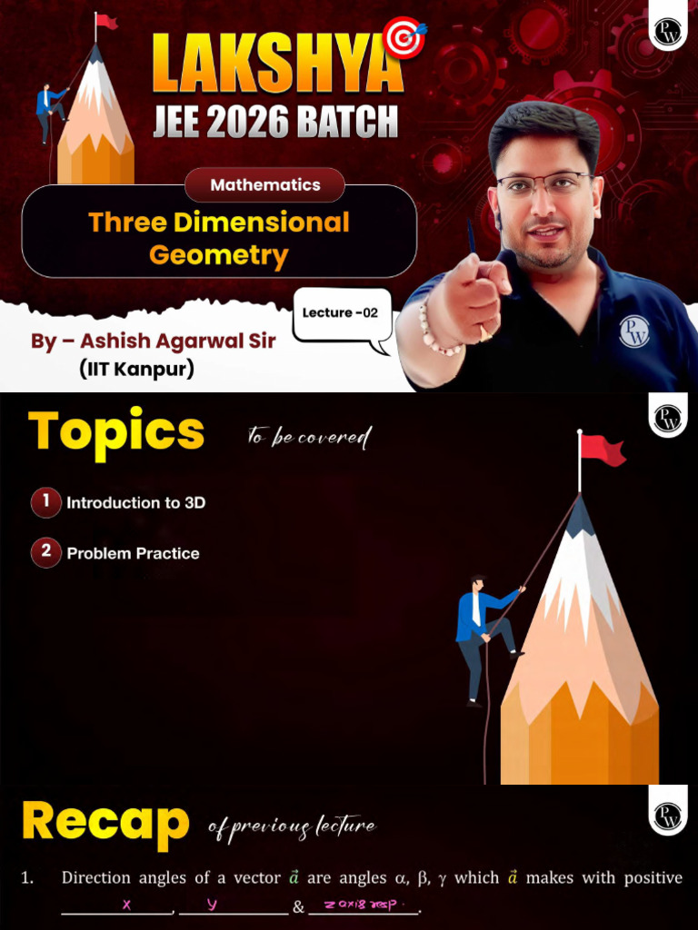 Three Dimensional Geometry 02 | PDF