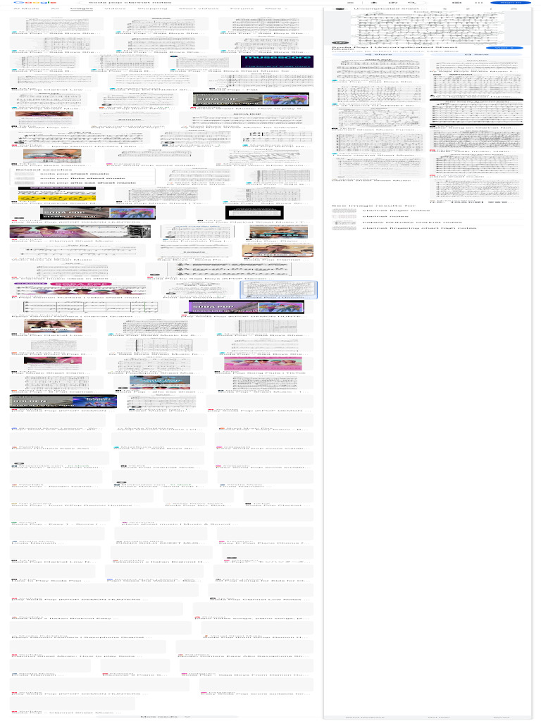 Soda Pop Sheet Music for Various Instruments | PDF | Clarinet | Quartet