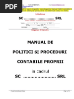 Model Manual Politici Contabile