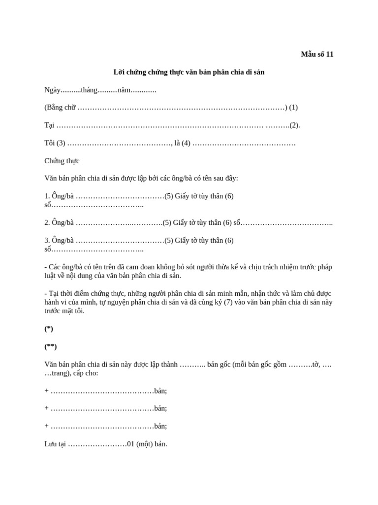 Mau So 11 ND 280 | PDF