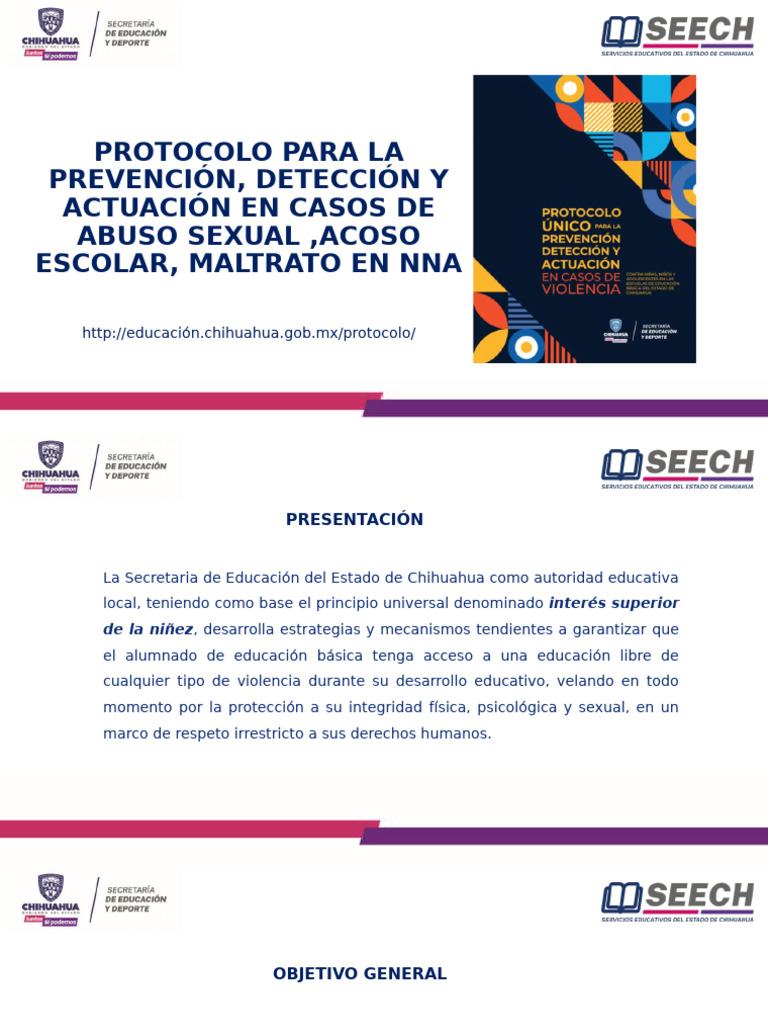 Protocolo de Prevención de Abuso en NNA | PDF | Abuso infantil ...