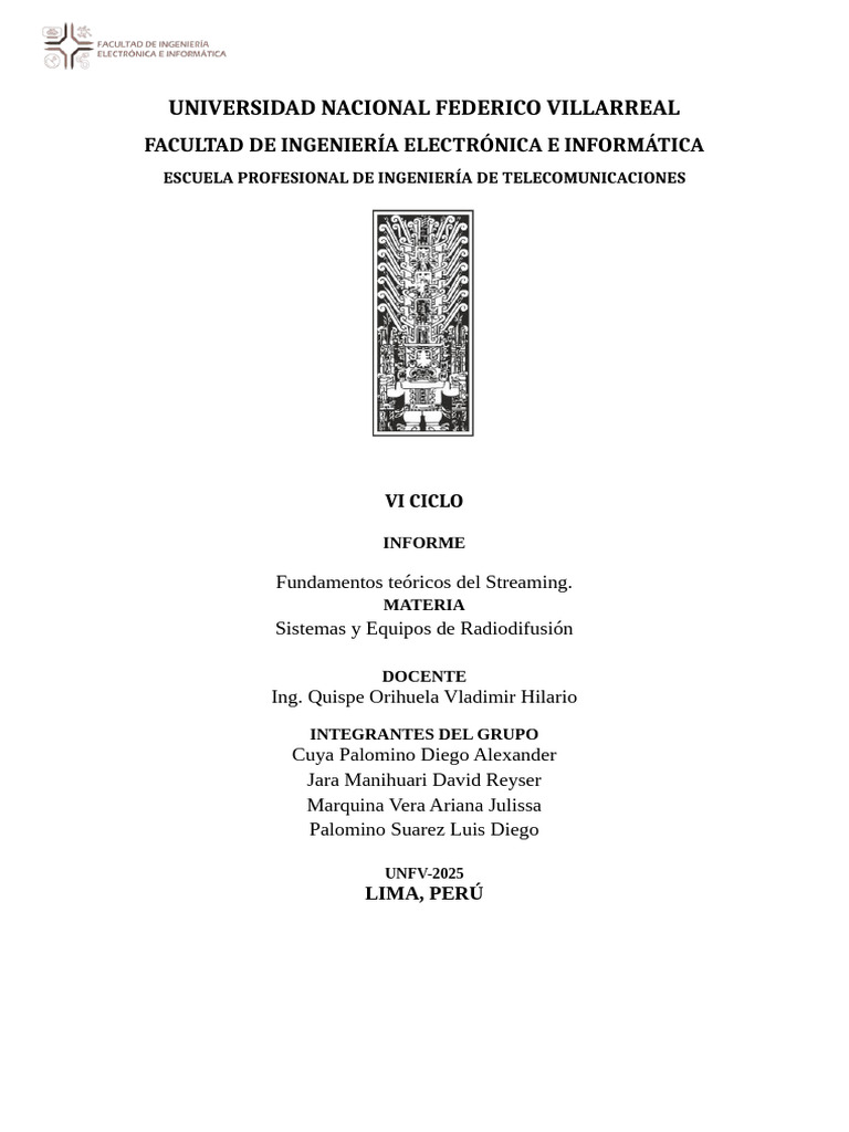 Fundamentos del Streaming en Telecomunicaciones | PDF | Streaming Media ...