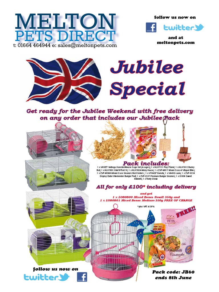 Jubilee Pet Pack Free Delivery Offer | PDF
