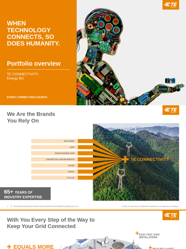 TE Connectivity Power Solutions Overview | PDF | Electrical Grid ...