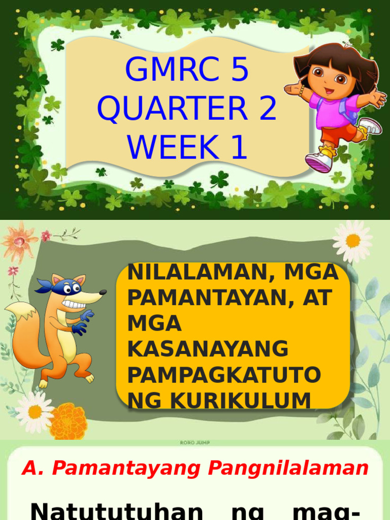 Q2 - LE - GMRC 5 - Lesson 1 - Week 1 | PDF