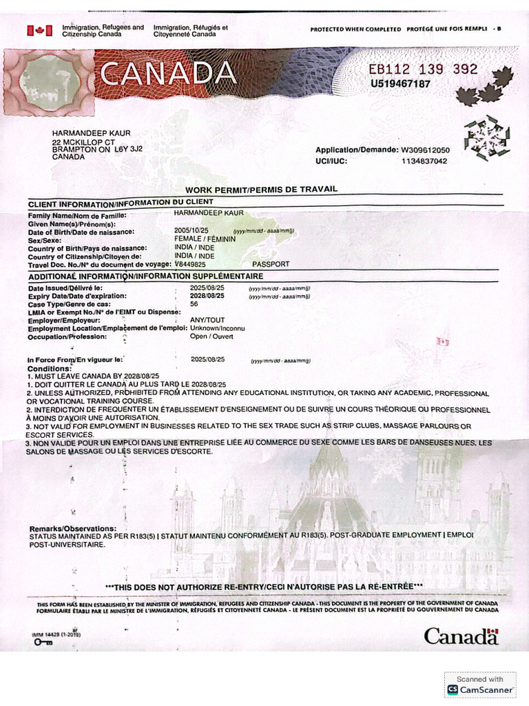 Work Permit | PDF