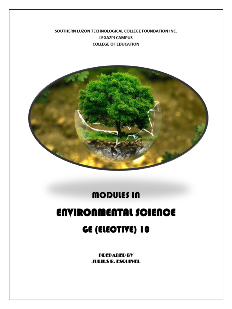 Environmental Science Modules Overview | PDF | Agriculture | Deforestation