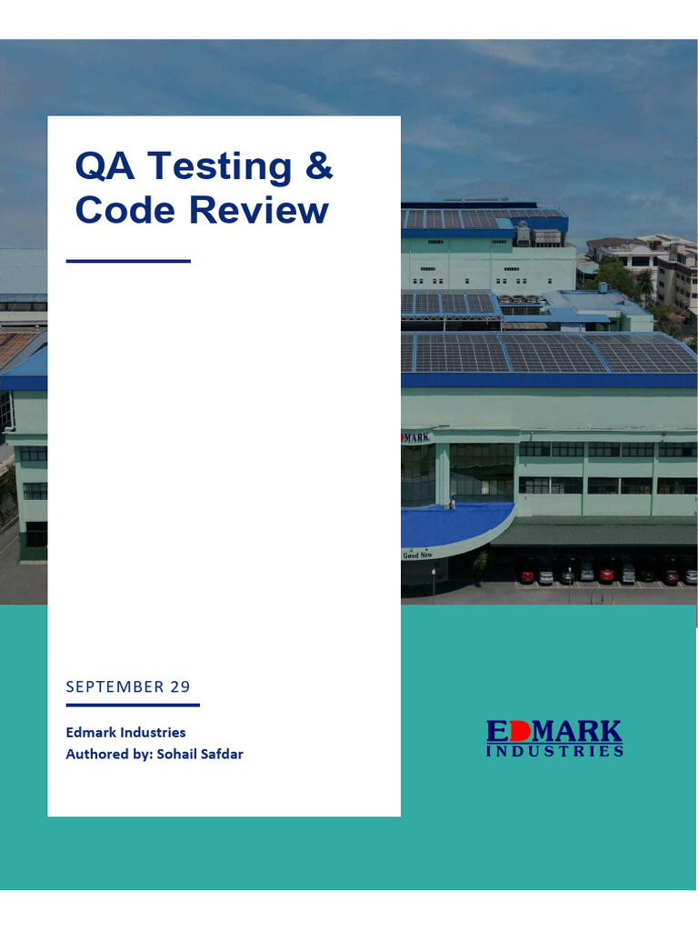 QA Testing & Code Review Summary | PDF | Search Engine Optimization ...