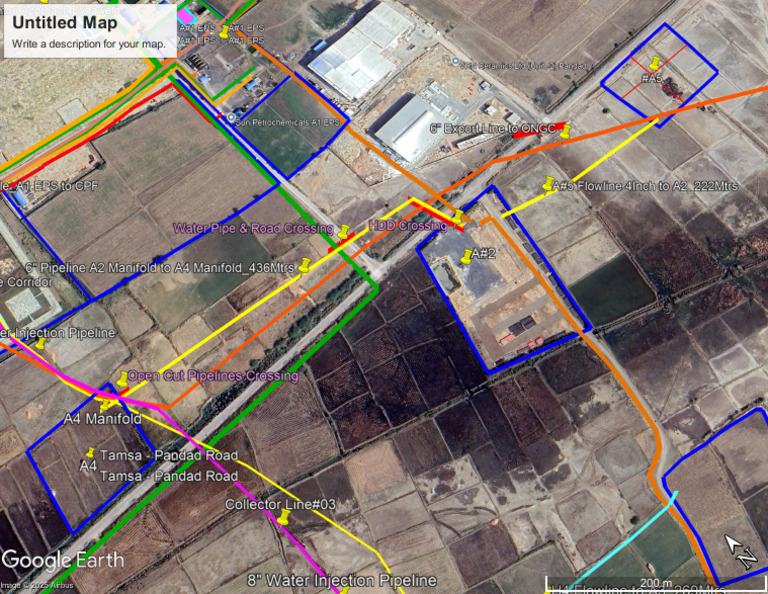 A#5 Flow Line To A#2 Manifold & 6inch Pipeline A2 To A4!27!10 - 25 ...