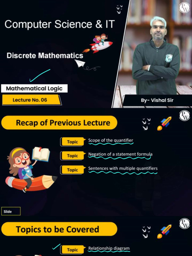 Mathematical Logic 06 - Class Notes | PDF